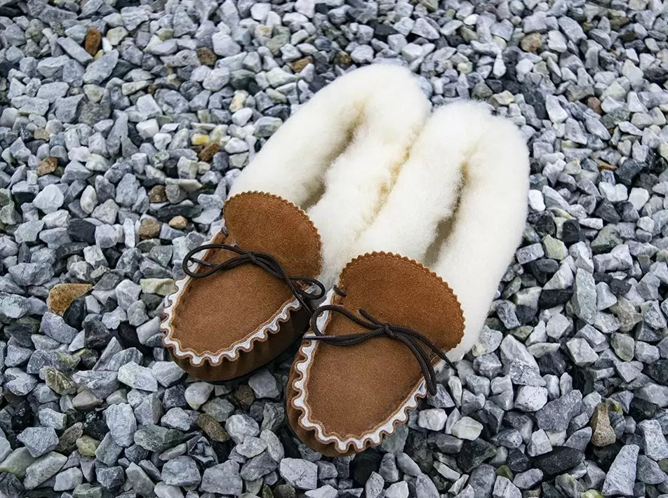 Lambswool slippers fashion womens