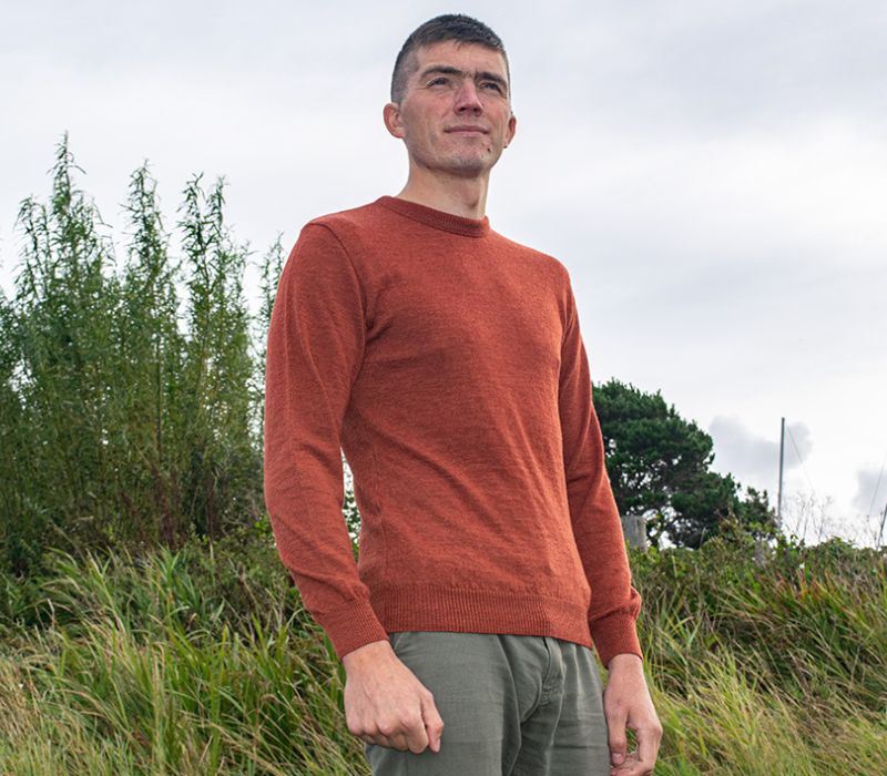 Merino Sweater in Amber