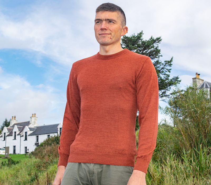 Merino Sweater in Amber