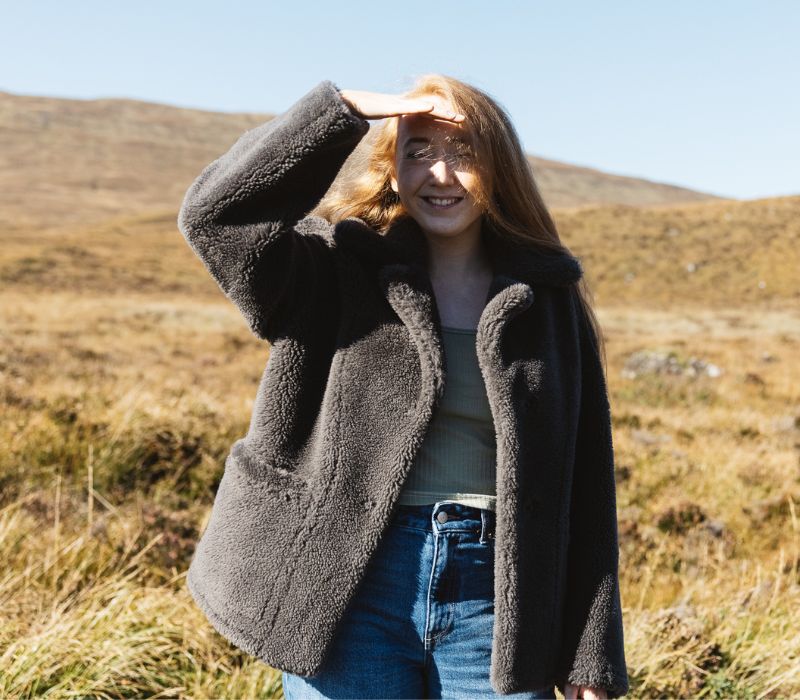 The Tansy - Sheepskin Women's Jacket