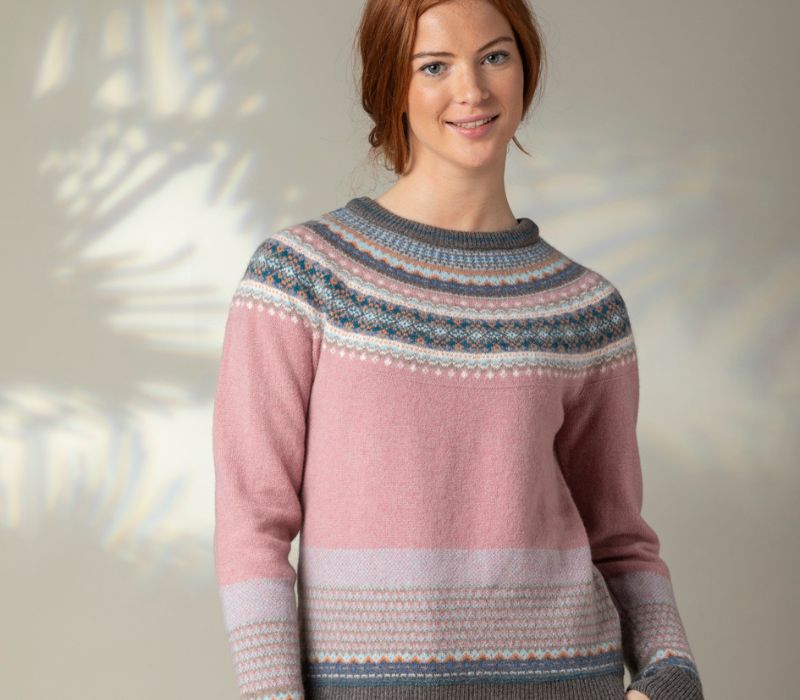 Alpine Sweater in Tigerlilly, Vintage Pink or Willow