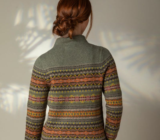 Kinross High Neck Sweater in Agate