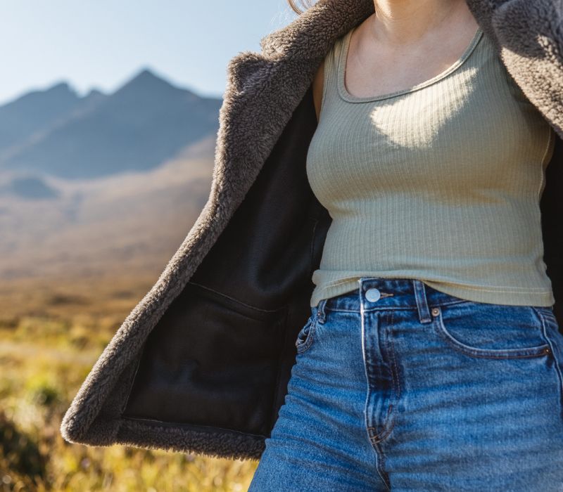 The Tansy - Sheepskin Women's Jacket