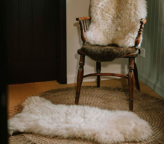 Mimosa Large White Highland Sheepskin Rug