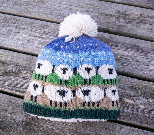 Kids' Snowy Sheep Beanie