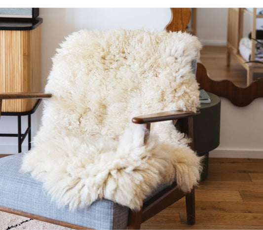 Mimosa Large White Highland Sheepskin Rug